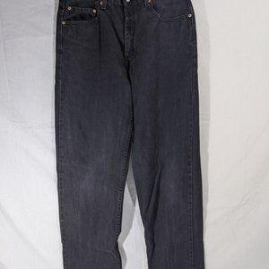 Black Levi 550 Jeans  36x34